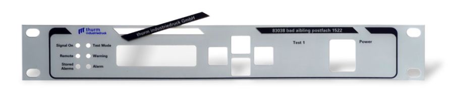 Individuelle Frontplattenkonstruktion